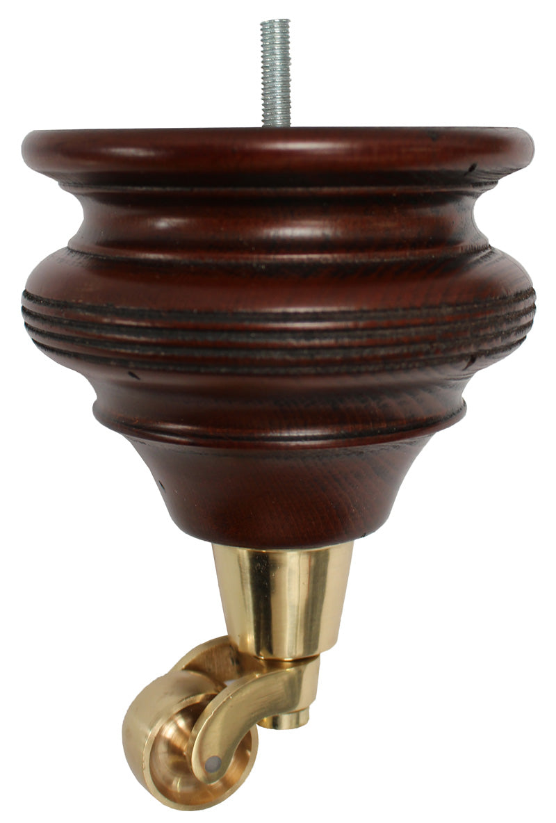 Footstool legs with store castors