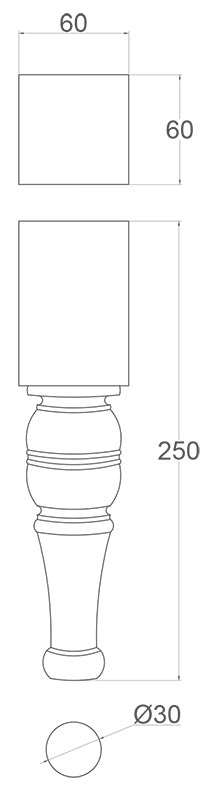 Leonora Wooden Furniture legs 