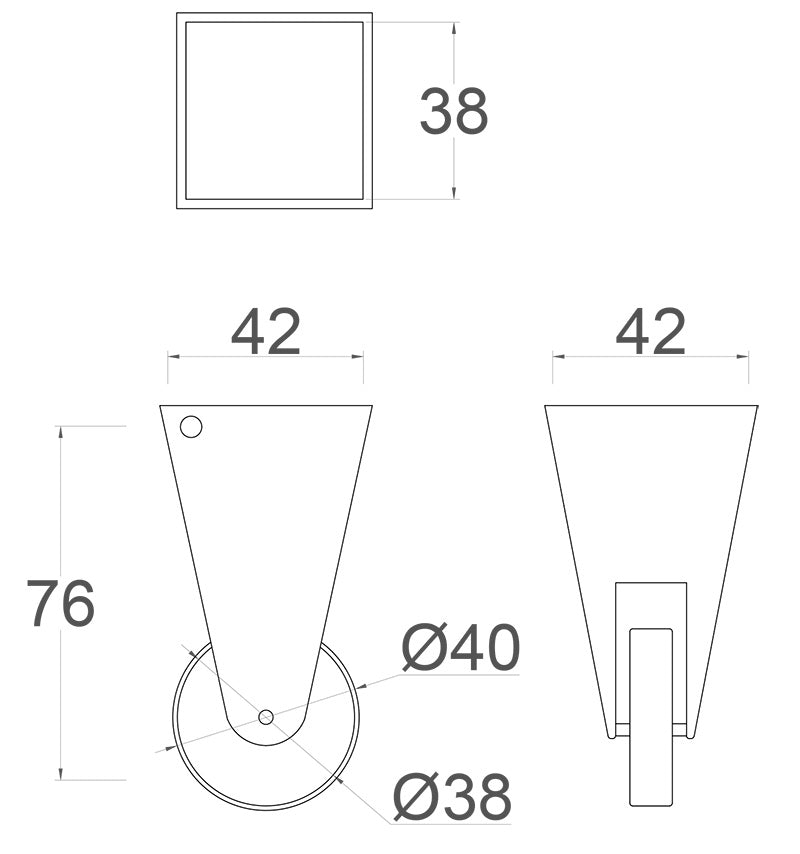 1 1/2 Inch (38mm) - Including Screws